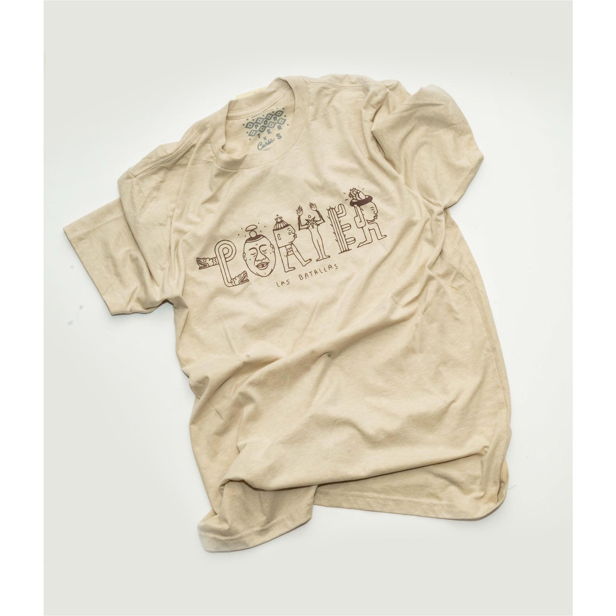 Porter Official Tee "Las Batallas" Khaki